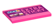 Samolepic bloek Stick'n Extra Sticky neonov rov, 76 x 127 mm