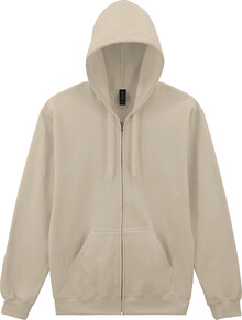 Mikina s kapuc� na zip GISF600, p��rodn�