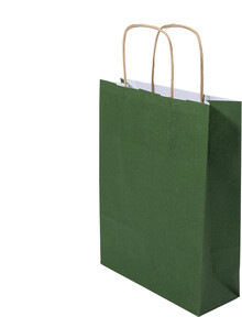 Pap�rov� d�rkov� ta�ka, st�edn� Papbag M, zelen�