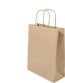 Pap�rov� d�rkov� ta�ka, mal� Papbag S, p��rodn�