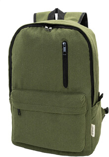 Batoh z recyklovanho pltna Recabak, zelen