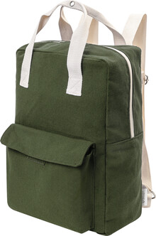 Batoh z recyklovan�ho pl�tna Rekan Back, zelen�