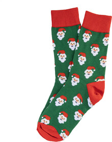 V�no�n� pono�ky, Santa Claus Julsokka, zelen�, �erven�