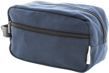 Kosmetick tatika z recyklovanho pltna Rebyss Beauty, tmav modr