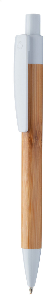 Bambusov� kuli�kov� pero Colothic, b�l�, p��rodn�