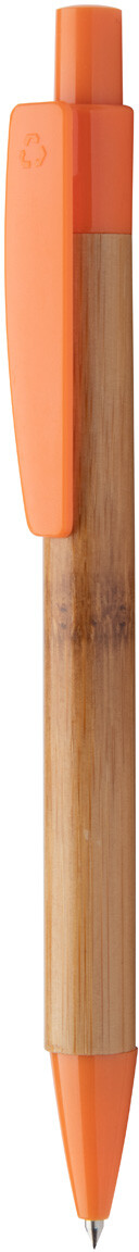 Bambusov� kuli�kov� pero Colothic, oran�ov�, p��rodn�
