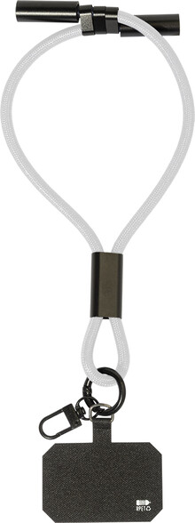 60W RPET kabel s n�ramkem na mobil CuffCharge, b�l�