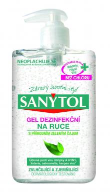 Dezinfekce na ruce Sanytol, gelov, 250 ml