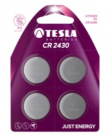 Baterie TESLA CR2430, 4 ks