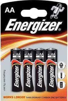 BATERIE  ENERGIZER LR6 AA tukov 1.5V, 4 ks