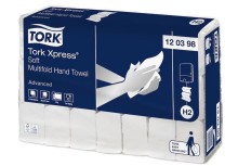 Paprov runk Tork Xpress Multifold 120398, bl, 2 vrstvy, systm H2
