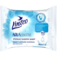 Vlhen toaletn papr Linteo Aqua Sensitive, 60 ks