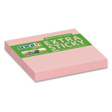 Samolepic bloek Stick'nbyHopax EXTRA STICKY, 76x76 mm, recykl. rov, 90lstk