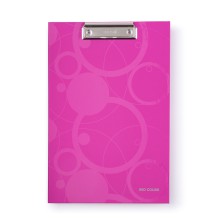 Podlo�ka psac� Karton PP NEO COLORI A4, s klipem, r��ov�