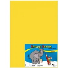 Kreslic� karton Stepa A2, �lut�, 180g/m2, 10 list�