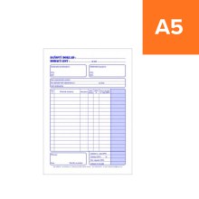 Dodac� list NCR A5, 100 list�