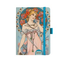 Di�� t�denn� Alfons Mucha A5, modr�