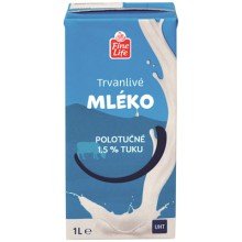 Ml�ko polotu�n� ARO/ Fine Life 1 l