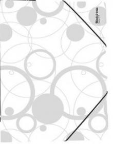 Desky - Mapa Karton PP Black&White A4, s gumi�kou, b�l�