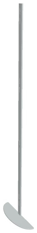 Koncov� sloupek<br>TPA P SK 1565<br>1 x 4 cm